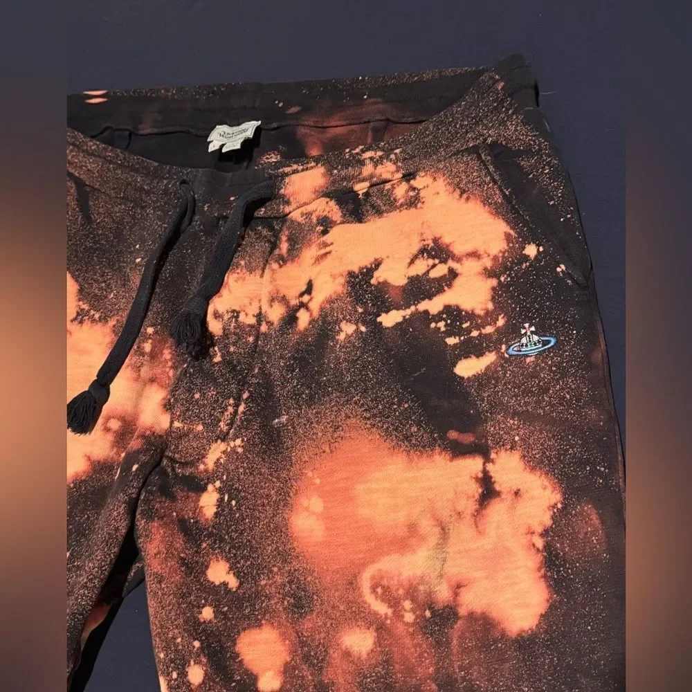 Vivienne Westwood Man Bleach Tye-Dye Joggers/Sweatpants - L - Picture 1 of 7